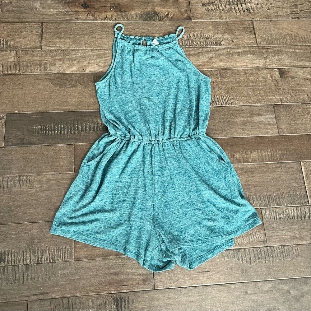 Old Navy Romper Summer One Piece Teal Green